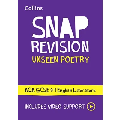 Afbeelding van Collins GCSE Grade 9 1 SNAP Revision AQA Unseen Poetry Anthology Guide