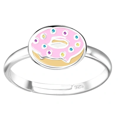 Afbeelding van JoyS Zilveren donut ring verstelbaar voor kinderen