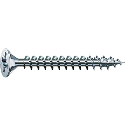 Afbeelding van SPAX universele schroef, 5,0 x 30 mm, 500 stuks, kruiskop Z2, verzonken kop, volledige schroefdraad, 4CUT, WIROX A3J, blank verzinkt, 1081010500305