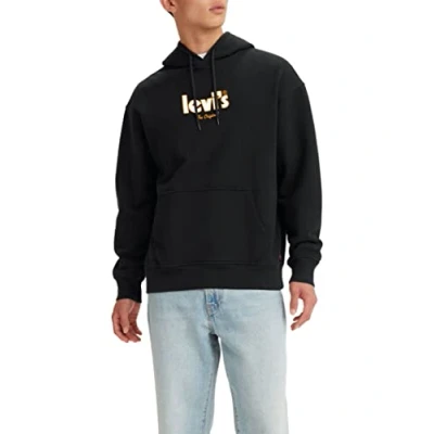 Afbeelding van Levi&#039;s Heren Relaxed Graphic PO, zwart., S