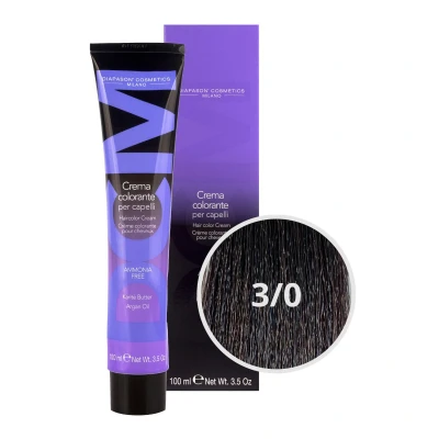 Afbeelding van DCM Hair Color Cream Ammonia Free 3/0 Natural 100ml