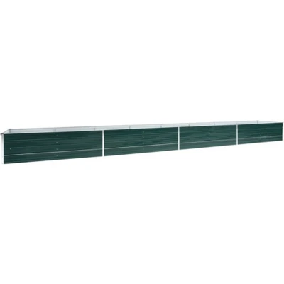 Afbeelding van Plantenbak verhoogd 600x80x45 cm gegalvaniseerd staal groen