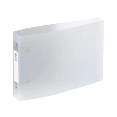Afbeelding van Viquel Bristol indexmap met identificatielabels 2 ringen A5 formaat (25 x 16,5 cm) kleurloos