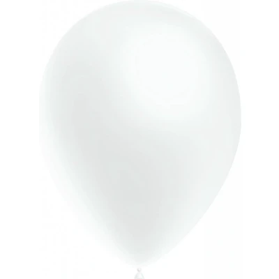 Afbeelding van Witte ballonnen metallic 30cm 50 stuks