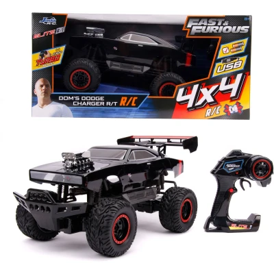 Afbeelding van JADA TOYS 253209002 Fast &amp; Furious RC 1970 Dodge 4x4 1:12 modelauto voor beginners Elektro Terreinwagen