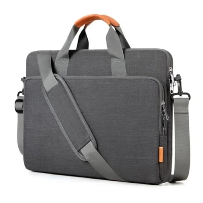Afbeelding van bagasin Laptoptas 15 15,6 16 Inch, Macbook Pro Hoes, Laptop Aktetas Schoudertas, Waterafstotende Laptophoes, PC Computer Tas Notebooktas Compatibel met Surface/Dell/HP/Lenovo/ASUS/Acer