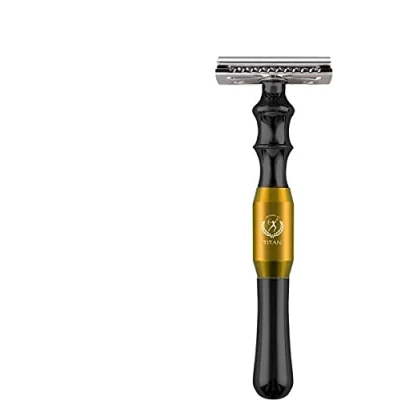 Afbeelding van Titan Safety Razor Hoog Kwaliteit + Missan Kam Set scheermes Klassiek Luxe