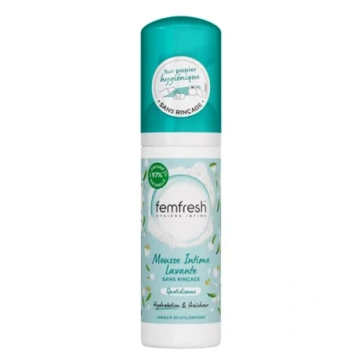 Afbeelding van Femfresh Intiem schuim voor dagelijks gebruik, zonder uitspoelen, met sheaboter en havermelk, 50 ml