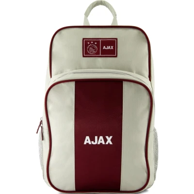 Afbeelding van Ajax rugtas groot creme/bordeauxrood