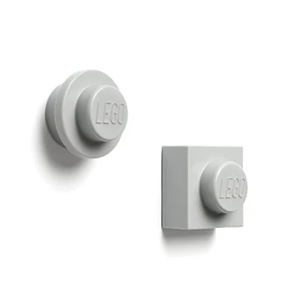 Afbeelding van Magneet Lego Iconic Grijs (2 Delig)