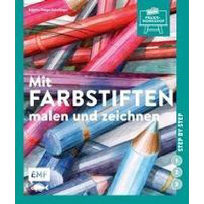 Afbeelding van Mit Farbstiften malen und zeichnen: Step by step: 1