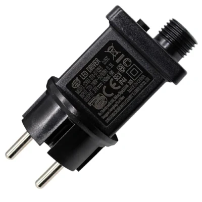 Afbeelding van 31 V led Voeding, IP44 Transformator, driver voor laagspanning, adapter kerstlicht, lichtketting