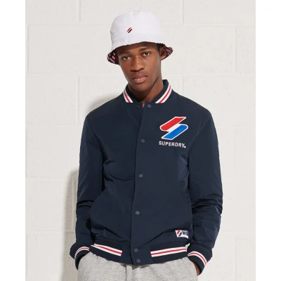Afbeelding van Superdry Nylon Varsity Jacket Heren Maat S