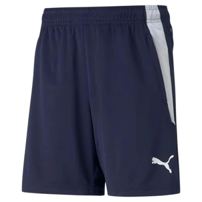 Afbeelding van Puma sportshort TeamLIGA donkerblauw/wit