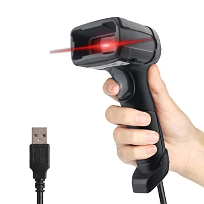 Afbeelding van LENVII F510 Bedrade 2D Barcode Scanner Handheld QR Code USB Reader 1D voor Winkel, Supermarkt, Logistiek, Bibliotheek
