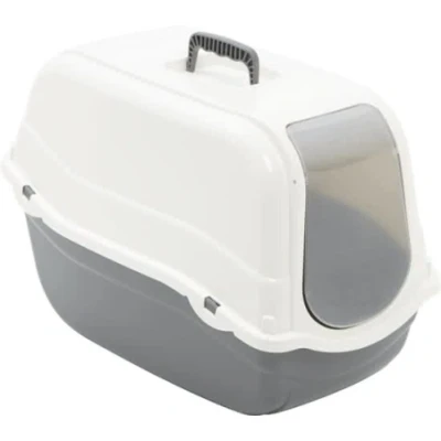 Afbeelding van Kattenbak romeo grijs/wit 54 x 33 42cm