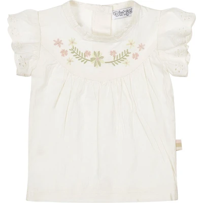 Afbeelding van Dirkje blousetop ecru broderie