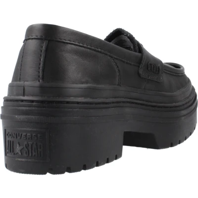 Afbeelding van Converse Chuck Taylor ALL STAR Lugged HEEL Plateaupumps, Dames, Maat: 41, Black Leer