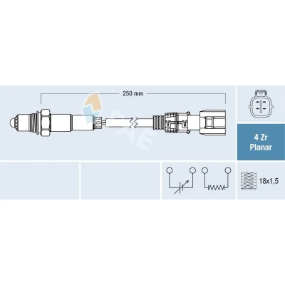 Afbeelding van Fae Lambda sonde 77604