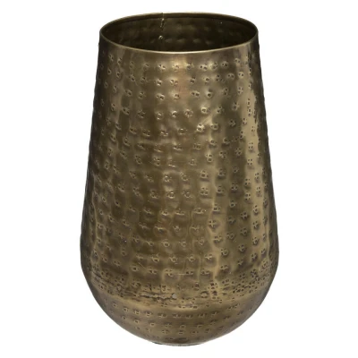 Afbeelding van Atmosphera Vaas metaal bronskleurig metallic 15 x 23 cm