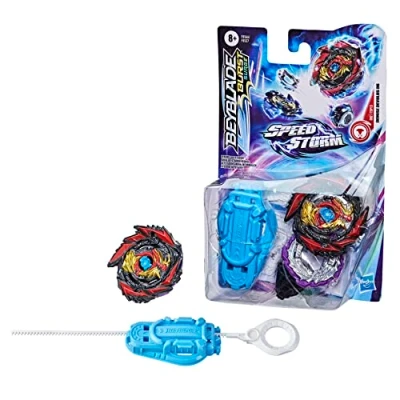 Afbeelding van Hasbro Beyblade Burst Surge Speedstorm Demise Devolos D6 Tol Starter Pack Battle met starter, meerkleurig