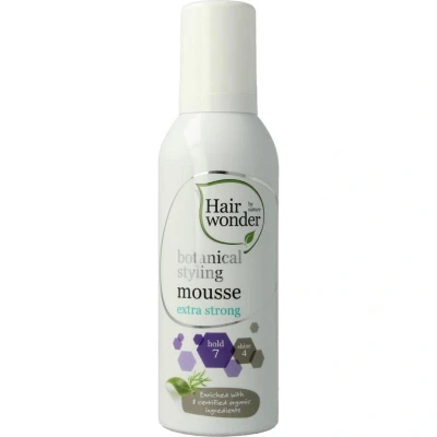 Afbeelding van Hairwonder Botanical Styling Mousse Extra Strong 200ml