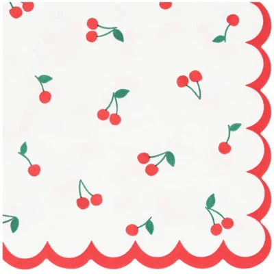 Afbeelding van meri servetten cherry small 16st