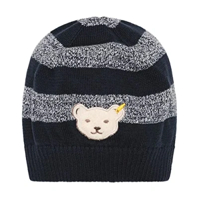 Afbeelding van Steiff Boy&#039;s Classic Beanie muts, Navy, 55