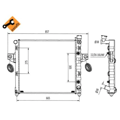 Afbeelding van Radiateur NRF 58113