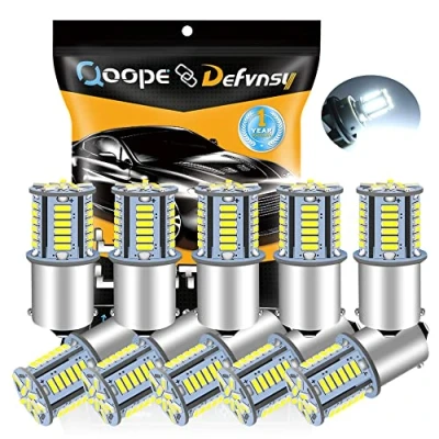 Afbeelding van DEFVNSY Pack van 10 6000K Wit 1156 BA15S 1141 1003 1073 7506 LED Lampen 4014 39 SMD Vervanging voor 12V Interieur RV Camper Trailer Verlichting Boot Yard Gloeilampen