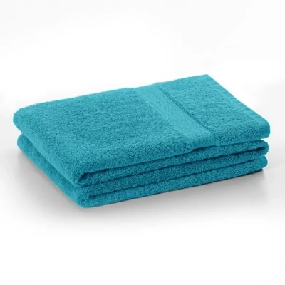 Afbeelding van DecoKing badhanddoek 70x140 cm katoen kwaliteit 525g/m² turquoise absorberend Marina