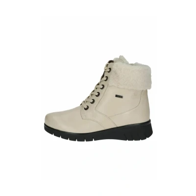 Afbeelding van Caprice Warme voering voor dames, 9 26209 43, modieuze laarzen, ecru nappa, 41 EU breed, Breed