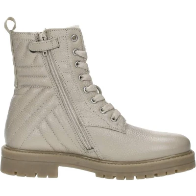 Afbeelding van SUB55 Veterschoen hoog beige Maat 33