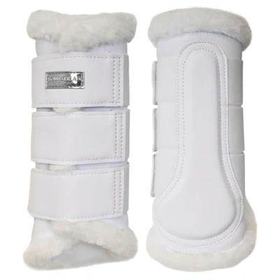 Afbeelding van Equestrian Stockholm SS&#039;23 White silver brushing boots