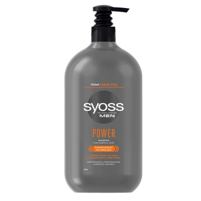 Afbeelding van 6x Syoss Men Shampoo Power voor normaal haar 750 ml