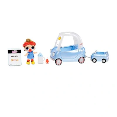 Afbeelding van L.O.L. Surprise. 564928E7C Furniture poppenmeubels en verzamelfiguur met accessoires Road Trip Can Do Baby, 10 verrassingen