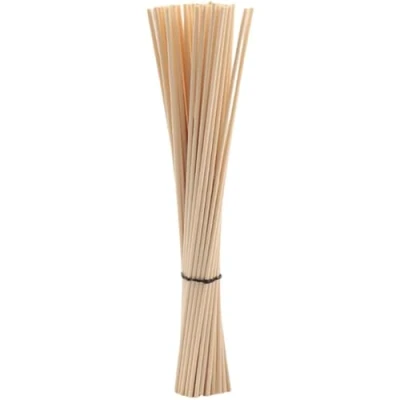 Afbeelding van 50 stuks riet diffusorstaafjes van hout, vezel, geurstokjes voor etherische olie, onderdelen diffuser, spa, thuis, kantoor, slaapkamer (zwart, C