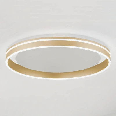 Afbeelding van Paul Neuhaus Plafondlamp Q Vito Ø 59cm messing 8416 60