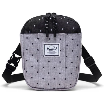 Afbeelding van Herschel Schoudertas Cruz Crossbody Polka Dot Crosshatch Grey / Black Grijs Zwart