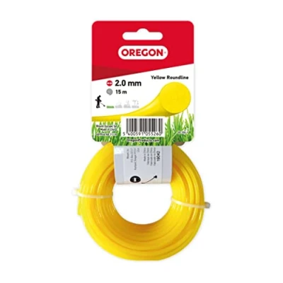 Afbeelding van Oregon 69 362 Y Grastrimmerdraad/draad voor grastrimmers en bosmaaiers, 2,4 mm x 15 m, geel