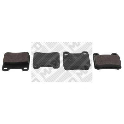 Afbeelding van MAPCO 6184 Remblokkenset Achteras MERCEDES BENZ: 190 (W201) 2.0, E 2.3, 2.6, D 2.5, Turbo 1.8 1982 1993