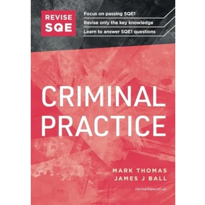 Afbeelding van Revise SQE Criminal Practice: SQE1 Revision Guide 2nd ed