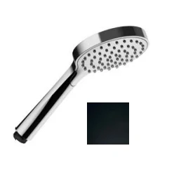 Afbeelding van SB Rubinetterie Universale handdouche mat zwart met 1 straalsoort 11cm 1208955220