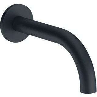 Afbeelding van Kludi bozz baduitloop 3 4 x16cm mat zwart 3850539