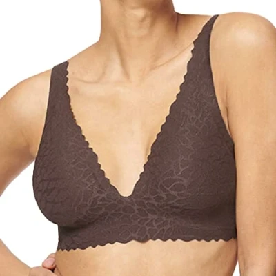 Afbeelding van Sloggi FEEL Bustier, Dames, Maat: Large, Ebony brown