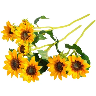 Afbeelding van Botanic Haus Kunstbloem Zonnebloem (set, 3 stuks)