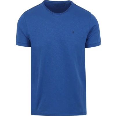 Afbeelding van No Excess Tshirt Gemêleerd Kobalt blauw L