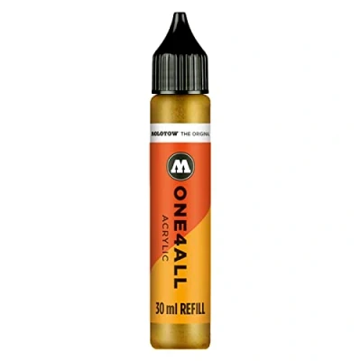 Afbeelding van Molotow ONE4ALL™ 30ml gouden navul Inkt op acrylbasis