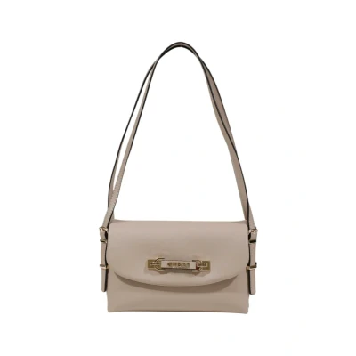 Afbeelding van GUESS schoudertas Lefia Flap Shoulder Bag Simply Taupe