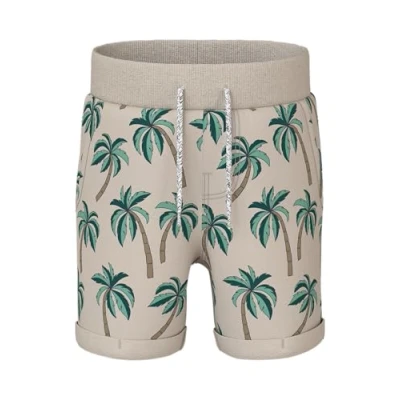 Afbeelding van Name It mini jongens short VERMO AOP Peyote Palm Trees Regular Fit
